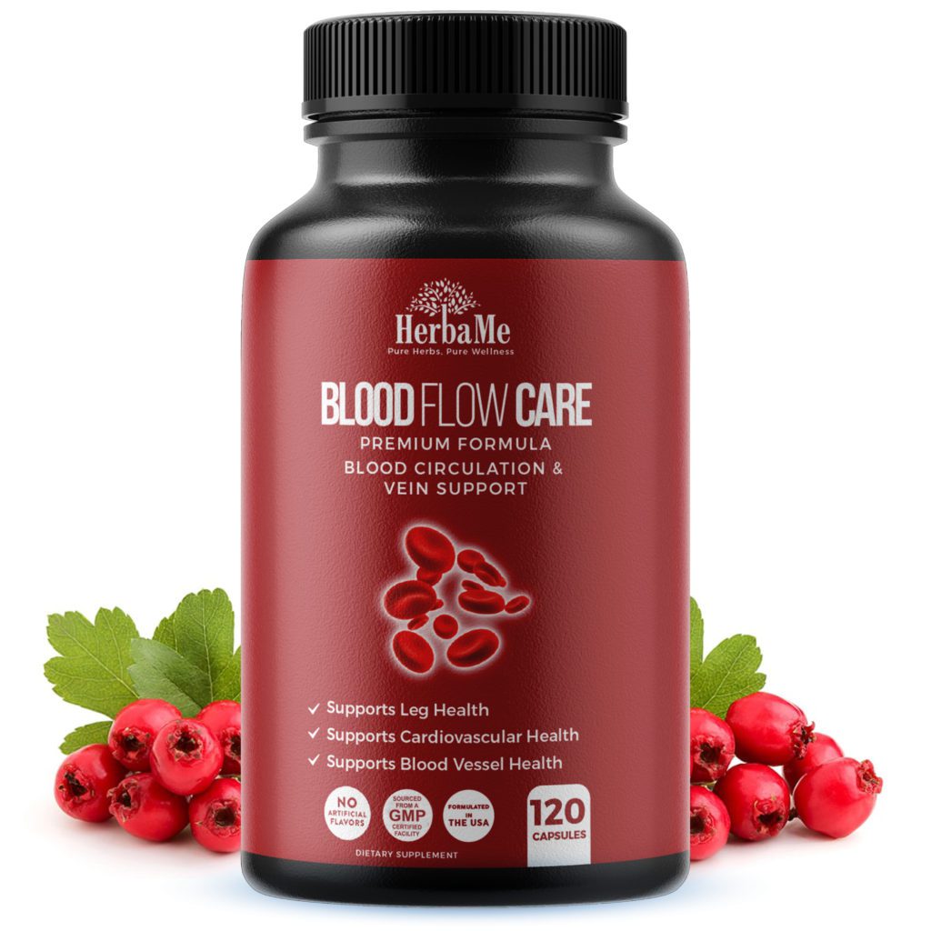 Blood Flow Care Circulation Support Supplement HerbaMe blood-flow-care-circulation-support-supplement-herbame